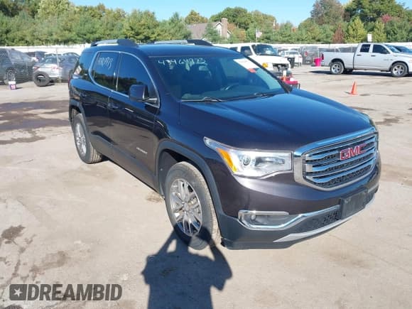✅ 2017 GMC Acadia SLE • VIN: 1GKKNLLA1HZ150369 • Lot: 43464973. Listed on IAAI with 62,023 mi. Free auction sales archive from the USA and detailed vehicle history report at DreamBid. Image 1.
