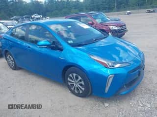 2020 Toyota Prius LE with VIN JTDL9RFUXL3014167, listed as a IAAI auction lot 42798265 with 50,830 mi miles and . Bid and sale history available at DreamBid. Image 1.