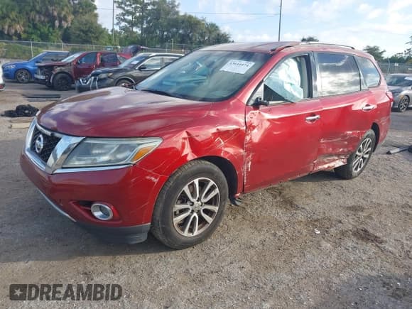 ✅ 2015 Nissan Pathfinder S • VIN: 5N1AR2MN5FC681335 • Lot: 43644474. Wystawiony na IAAI z przebiegiem 193 717 mil. Bezpłatny archiwum sprzedaży aukcyjnych z USA i szczegółowy raport historii pojazdu na DreamBid. Zdjęcie 17.