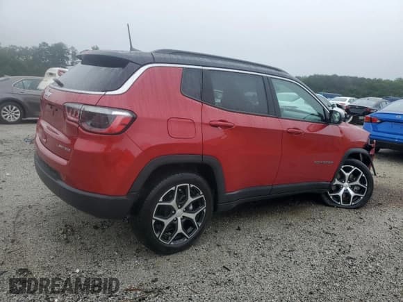 ✅ 2024 Jeep Compass Limited • VIN: 3C4NJDCN9RT138069 • Lot: 58760815. Listed on Copart with 24,961 mi. Free auction sales archive from the USA and detailed vehicle history report at DreamBid. Image 3.