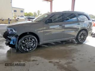 ✅ 2025 Dodge Durango GT • VIN: 1C4RDHDG1SC552688 • Лот: 85329755. Опубликован ранее на Copart с пробегом 367 миль. Бесплатный доступ к архиву аукционных продаж из США и подробный отчёт об истории автомобиля на DreamBid. Изображение 1.