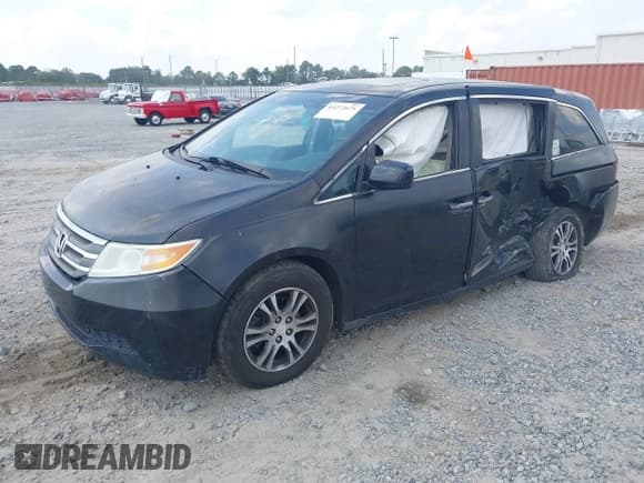 ✅ 2011 Honda Odyssey EX-L • VIN: 5FNRL5H68BB004967 • Lot: 43272671. Listed on IAAI with 182,146 mi. Free auction sales archive from the USA and detailed vehicle history report at DreamBid. Image 2.