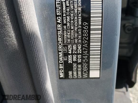 ✅ 2007 Mercedes-Benz C 280 Luxury • VIN: WDBRF54J47A928869 • Лот: 59620155. Опубликован ранее на Copart с пробегом 177 186 миль. Бесплатный доступ к архиву аукционных продаж из США и подробный отчёт об истории автомобиля на DreamBid. Изображение 12.