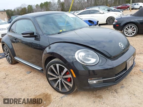 ✅ 2012 Volkswagen Beetle Turbo • VIN: 3VW467AT9CM658495 • Lot: 41505160. Listed on IAAI with 138,842 mi. Free auction sales archive from the USA and detailed vehicle history report at DreamBid. Image 1.