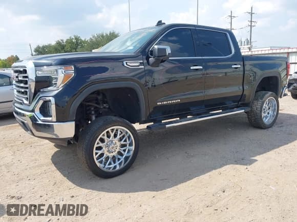 ✅ 2019 GMC Sierra 1500 SLT • VIN: 3GTP8DEDXKG225633 • Lot: 43225612. Listed on IAAI with 116,090 mi. Free auction sales archive from the USA and detailed vehicle history report at DreamBid. Image 2.