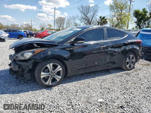 2016 Hyundai Elantra Sport with VIN KMHDH4AH4GU586741, listed as a Copart auction lot 46791715 with 148,990 mi miles and Non repairable. Bid and sale history available at DreamBid. Image 1.
