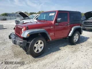 2012 Jeep Wrangler Sport with VIN 1C4AJWAG0CL167333, listed as a Copart auction lot 81382775 with 197,644 mi miles and Salvage title. Bid and sale history available at DreamBid. Image 1.