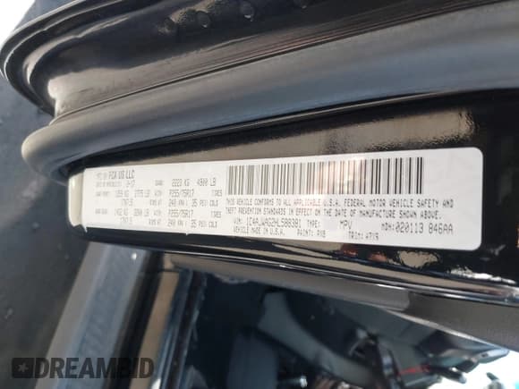 ✅ 2017 Jeep Wrangler Sport • VIN: 1C4AJWAG2HL588381 • Lot: 41923173. Listed on IAAI with 86,095 mi. Free auction sales archive from the USA and detailed vehicle history report at DreamBid. Image 9.