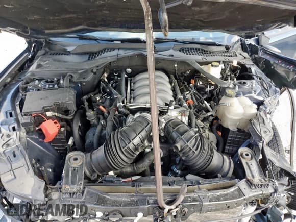 ✅ 2024 Ford Mustang Dark Horse • VIN: 1FA6P8R01R5502075 • Лот: 91444515. Опубликован ранее на Copart с пробегом 21 402 миль. Бесплатный доступ к архиву аукционных продаж из США и подробный отчёт об истории автомобиля на DreamBid. Изображение 11.