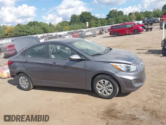 2017 Hyundai Accent SE with VIN KMHCT4AE0HU219904, listed as a IAAI auction lot 43356183 with 112,009 mi miles and . Bid and sale history available at DreamBid. Image 14.
