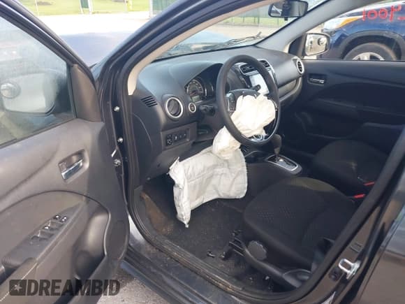 ✅ 2024 Mitsubishi Mirage SE • VIN: ML32FVFJXRHF02460 • Lot: 42224001. Listed on IAAI with 8,413 mi. Free auction sales archive from the USA and detailed vehicle history report at DreamBid. Image 5.