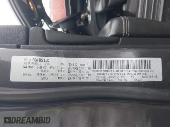 ✅ 2016 Jeep Grand Cherokee Limited 75th Anniversary • VIN: 1C4RJFBGXGC421878 • Лот: 43288276. Опубликован ранее на IAAI с пробегом 81 522 миль. Бесплатный доступ к архиву аукционных продаж из США и подробный отчёт об истории автомобиля на DreamBid. Изображение 9.