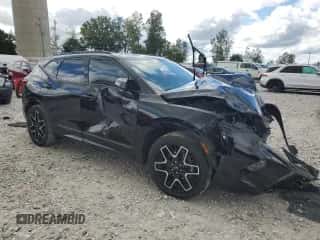 2023 Chevrolet Blazer RS with VIN 3GNKBERS0PS165903, listed as a Copart auction lot 71425845 with Not provided miles and Non repairable. Bid and sale history available at DreamBid. Image 4.