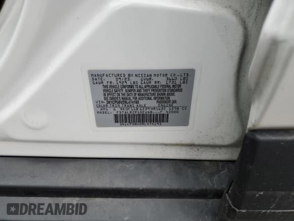 ✅ 2024 Nissan Kicks S • VIN: 3N1CP5BV2RL474193 • Lot: 81131705. Listed on Copart with 22,170 mi. Free auction sales archive from the USA and detailed vehicle history report at DreamBid. Image 14.