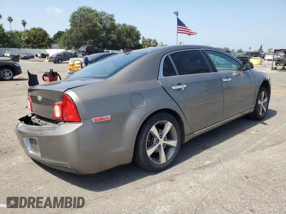 ✅ 2012 Chevrolet Malibu 1LT • VIN: 1G1ZC5E07CF329020 • Lot: 59535484. Listed on Copart with 169,201 mi. Free auction sales archive from the USA and detailed vehicle history report at DreamBid. Image 3.