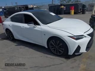 ✅ 2022 Lexus IS 350 F Sport • VIN: JTHGZ1B2XN5056299 • Lot: 42803527. Listed on IAAI with 18,358 mi. Free auction sales archive from the USA and detailed vehicle history report at DreamBid. Image 1.