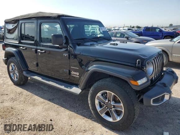 ✅ 2020 Jeep Wrangler Unlimited Sahara • VIN: 1C4HJXEN0LW168087 • Lot: 55851125. Wystawiony na Copart z przebiegiem 73 750 mil. Bezpłatny archiwum sprzedaży aukcyjnych z USA i szczegółowy raport historii pojazdu na DreamBid. Zdjęcie 4.