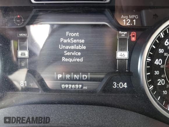 ✅ 2019 Ram 1500 Laramie • VIN: 1C6SRFJT4KN546016 • Lot: 43396707. Listed on IAAI with 92,637 mi. Free auction sales archive from the USA and detailed vehicle history report at DreamBid. Image 15.