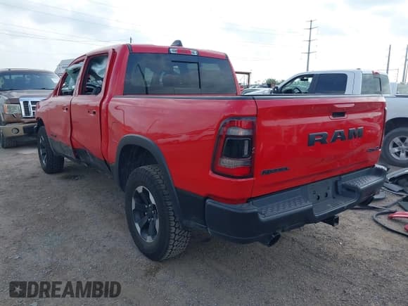 ✅ 2021 Ram 1500 Rebel • VIN: 1C6SRFLT8MN595963 • Lot: 42464838. Listed on IAAI with Not provided. Free auction sales archive from the USA and detailed vehicle history report at DreamBid. Image 3.