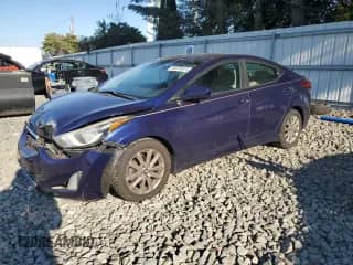 2014 Hyundai Elantra SE z VIN 5NPDH4AE7EH494797, wystawiony jako Copart lot #85678575 z przebiegiem 105 861 mil mil oraz Szkoda całkowita • Salvage title. Historia ofert i sprzedaży dostępna na DreamBid. Obrazek 1.