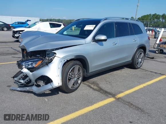 ✅ 2022 Mercedes-Benz GLS 450 • VIN: 4JGFF5KE5NA777429 • Lot: 42716350. Listed on IAAI with 46,154 mi. Free auction sales archive from the USA and detailed vehicle history report at DreamBid. Image 2.