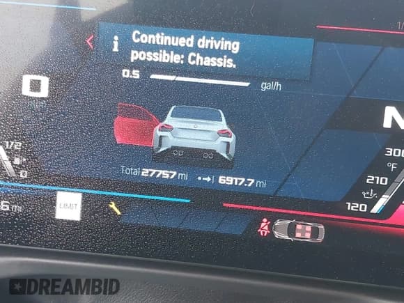 ✅ 2023 BMW M2 • VIN: 3MF13DM09P8D45313 • Lot: 41912105. Listed on IAAI with 27,757 mi. Free auction sales archive from the USA and detailed vehicle history report at DreamBid. Image 7.