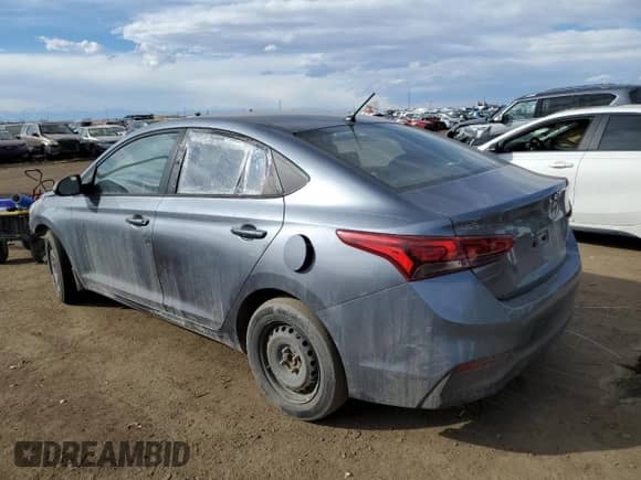2019 Hyundai Accent SE z VIN 3KPC24A30KE058031, wystawiony jako Copart lot #43441624 z przebiegiem Nie podano mil oraz Szkoda całkowita • Salvage title. Historia ofert i sprzedaży dostępna na DreamBid. Obrazek 2.