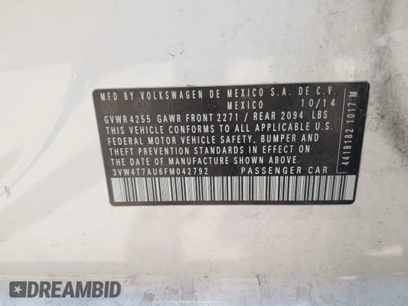 ✅ 2015 Volkswagen Golf GTI SE • VIN: 3VW4T7AU6FM042792 • Lot: 42532514. Wystawiony na IAAI z przebiegiem 75 958 mil. Bezpłatny archiwum sprzedaży aukcyjnych z USA i szczegółowy raport historii pojazdu na DreamBid. Zdjęcie 9.