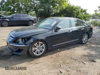 2012 Hyundai Genesis 4.6L z VIN KMHGC4DF6CU175762, wystawiony jako Copart lot #67151194 z przebiegiem 169 838 mil mil oraz Szkoda całkowita • Salvage title. Historia ofert i sprzedaży dostępna na DreamBid. Obrazek 1.