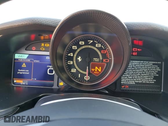 ✅ 2023 Ferrari 812 • VIN: ZFF97CMA4P0291900 • Lot: 79102854. Listed on Copart with 1,279 mi. Free auction sales archive from the USA and detailed vehicle history report at DreamBid. Image 9.