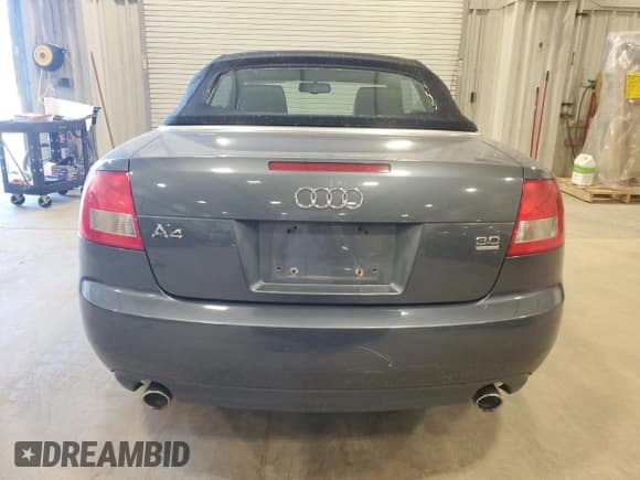 ✅ 2006 Audi A4 3.0L • VIN: WAUDT48H46K010776 • Lot: 86317555. Listed on Copart with Not provided. Free auction sales archive from the USA and detailed vehicle history report at DreamBid. Image 6.