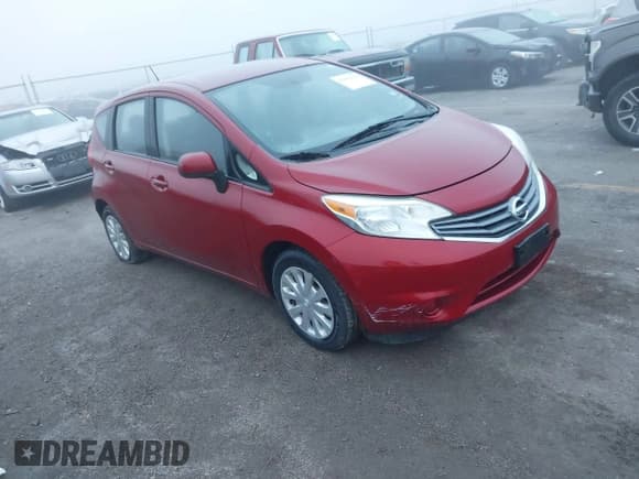 ✅ 2014 Nissan Note S • VIN: 3N1CE2CP2EL375789 • Lot: 43694424. Listed on IAAI with 105,630 mi. Free auction sales archive from the USA and detailed vehicle history report at DreamBid. Image 1.
