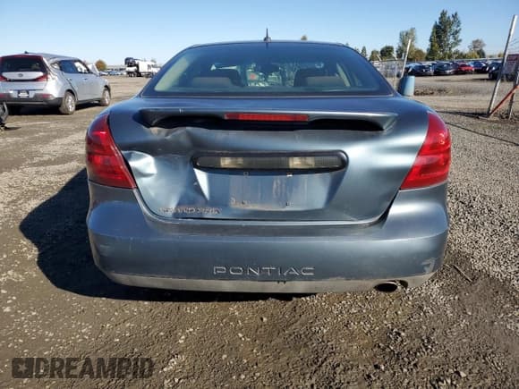 ✅ 2006 Pontiac Grand Prix • VIN: 2G2WP552261154580 • Lot: 82460505. Wystawiony na Copart z przebiegiem 153 402 mil. Bezpłatny archiwum sprzedaży aukcyjnych z USA i szczegółowy raport historii pojazdu na DreamBid. Zdjęcie 6.