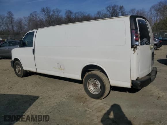 ✅ 2013 Chevrolet Express Cargo • VIN: 1GCWGGBA3D1109881 • Lot: 47881525. Listed on Copart with Not provided. Free auction sales archive from the USA and detailed vehicle history report at DreamBid. Image 2.