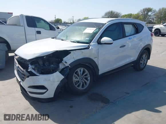 2016 Hyundai Tucson Limited z VIN KM8J33A24GU160815, wystawiony jako IAAI lot #41856250 z przebiegiem 98 609 mil mil oraz . Historia ofert i sprzedaży dostępna na DreamBid. Obrazek 2.