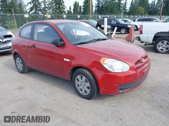 ✅ 2008 Hyundai Accent GS • VIN: KMHCM36C98U103874 • Lot: 42496731. Listed on IAAI with 121,004 mi. Free auction sales archive from the USA and detailed vehicle history report at DreamBid. Image 1.