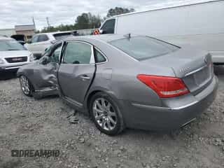 2012 Hyundai Equus Signature z VIN KMHGH4JH5CU053000, wystawiony jako Copart lot #81974014 z przebiegiem 139 441 mil mil oraz Szkoda całkowita • Salvage title. Historia ofert i sprzedaży dostępna na DreamBid. Obrazek 2.