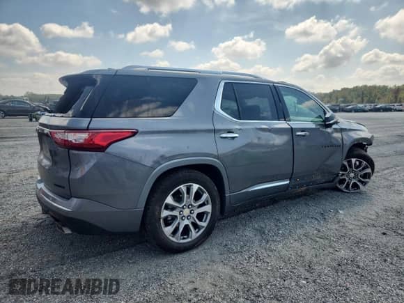 2020 Chevrolet Traverse Premier с VIN 1GNERKKW2LJ123023, выставлен на аукционе Copart как лот 81570405 с пробегом 34 310 миль миль и Списание • Salvage title. История ставок и продаж доступна на DreamBid. Изображение 3.