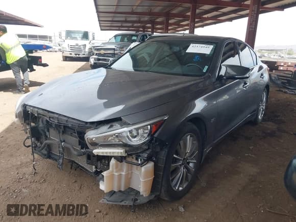 ✅ 2020 Infiniti Q50 Luxe • VIN: JN1EV7AP7LM208498 • Lot: 42374949. Listed on IAAI with 72,280 mi. Free auction sales archive from the USA and detailed vehicle history report at DreamBid. Image 18.