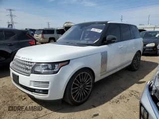 ✅ 2017 Land Rover Range Rover • VIN: SALGS2FE1HA333703 • Lot: 52627555. Listed on Copart with 101,195 mi. Free auction sales archive from the USA and detailed vehicle history report at DreamBid. Image 1.