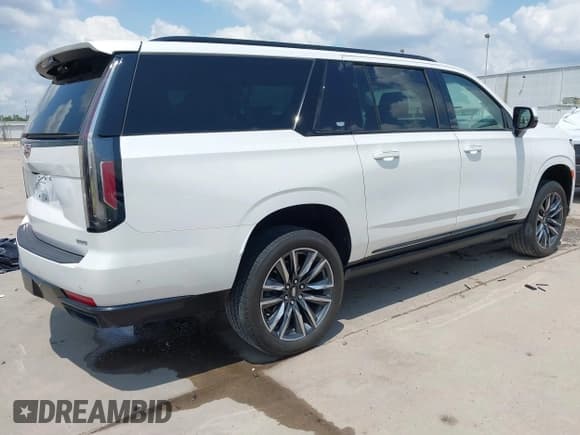 ✅ 2023 Cadillac Escalade ESV 4WD Sport Platinum • VIN: 1GYS4RKL3PR310961 • Lot: 42954696. Listed on IAAI with 10,765 mi. Free auction sales archive from the USA and detailed vehicle history report at DreamBid. Image 4.