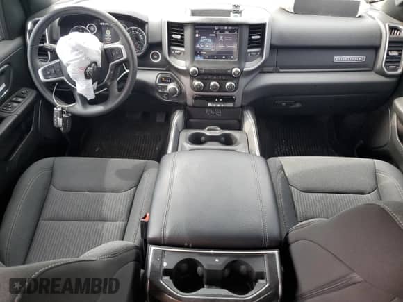 2024 Ram 1500 Big Horn with VIN 1C6RRFFG1RN105335, listed as a Copart auction lot 62520375 with 19,132 mi miles and Salvage title. Bid and sale history available at DreamBid. Image 8.