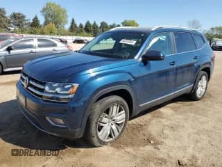✅ 2019 Volkswagen Atlas SEL • VIN: 1V2MR2CA9KC586284 • Лот: 84834965. Опубликован ранее на Copart с пробегом 35 848 миль. Бесплатный доступ к архиву аукционных продаж из США и подробный отчёт об истории автомобиля на DreamBid. Изображение 1.