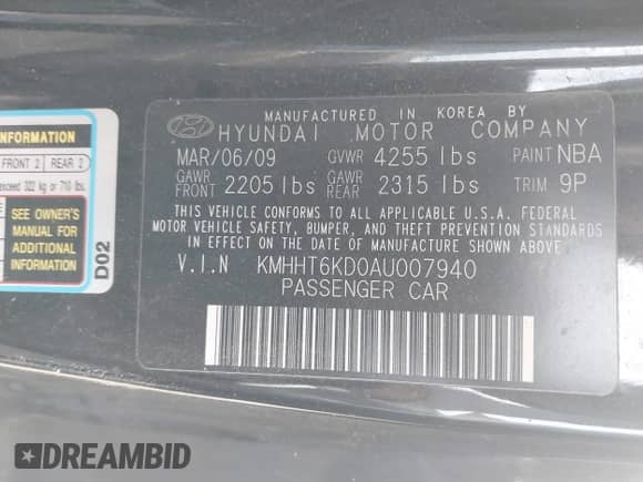 2010 Hyundai Genesis Coupe Premium с VIN KMHHT6KD0AU007940, выставлен на аукционе IAAI как лот 41398985 с пробегом 179 065 миль миль и . История ставок и продаж доступна на DreamBid. Изображение 9.