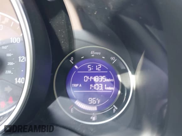 ✅ 2016 Honda Fit EX • VIN: JHMGK5H7XGX000496 • Lot: 42552607. Listed on IAAI with 44,835 mi. Free auction sales archive from the USA and detailed vehicle history report at DreamBid. Image 7.