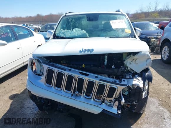 ✅ 2016 Jeep Renegade Limited • VIN: ZACCJADT5GPE29952 • Lot: 42023127. Listed on IAAI with 57,669 mi. Free auction sales archive from the USA and detailed vehicle history report at DreamBid. Image 13.