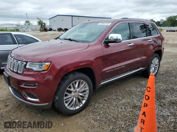 ✅ 2018 Jeep Grand Cherokee Summit • VIN: 1C4RJFJG1JC347484 • Lot: 69666765. Listed on Copart with 53,673 mi. Free auction sales archive from the USA and detailed vehicle history report at DreamBid. Image 1.