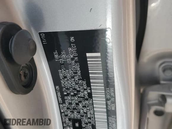 ✅ 2011 Toyota Highlander Limited • VIN: JTEDC3EH8B2001862 • Lot: 64017935. Listed on Copart with 122,548 mi. Free auction sales archive from the USA and detailed vehicle history report at DreamBid. Image 13.