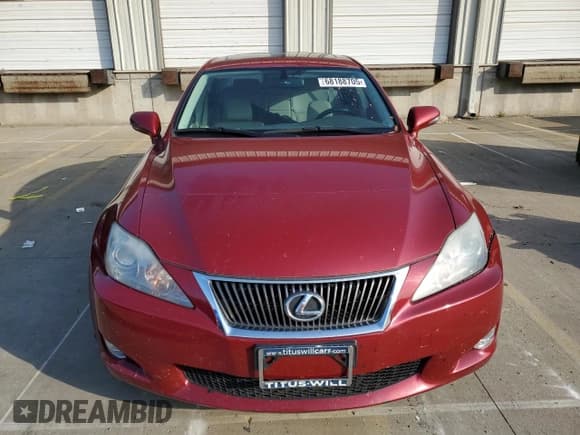 ✅ 2009 Lexus IS 250 • VIN: JTHCK262995028583 • Lot: 68188705. Wystawiony na Copart z przebiegiem 86 044 mil. Bezpłatny archiwum sprzedaży aukcyjnych z USA i szczegółowy raport historii pojazdu na DreamBid. Zdjęcie 5.