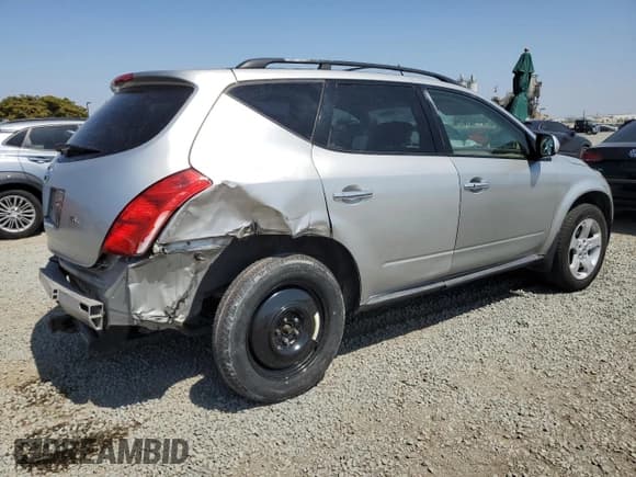 ✅ 2005 Nissan Murano SL • VIN: JN8AZ08W05W414343 • Lot: 62405595. Listed on Copart with 176,368 mi. Free auction sales archive from the USA and detailed vehicle history report at DreamBid. Image 3.